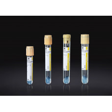 Пробірка для крові AMED з жовтою кришкою 13х100 мм стерильна (6 мл, з гелем і активатором згортання) уп.100 шт
